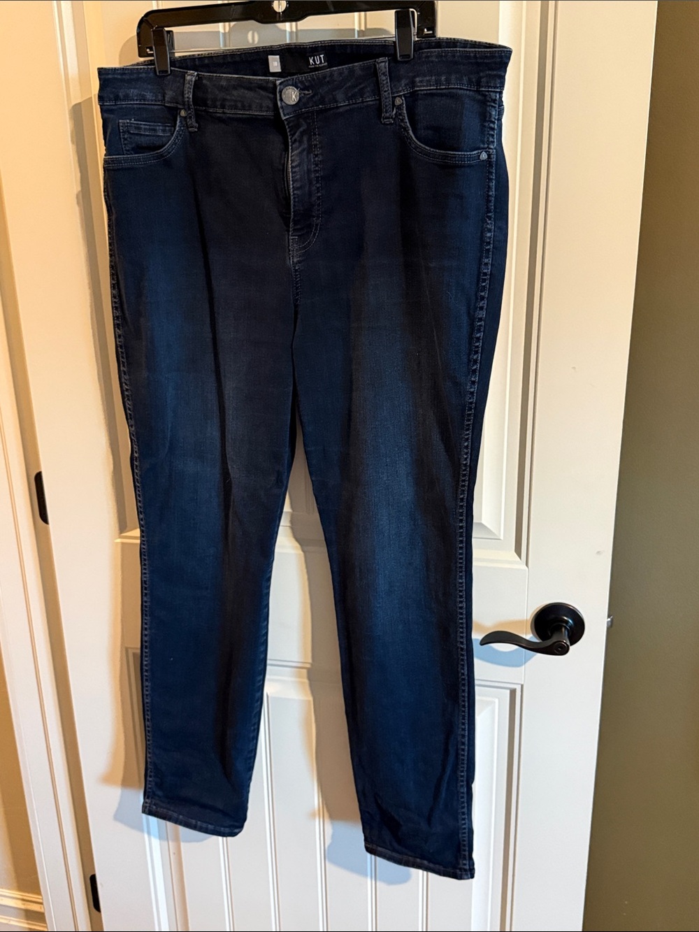 Kut from the Kloth Women's Boyfriend Jeans - Dark Blue Wash